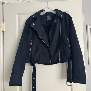 Faux Suede Jacket